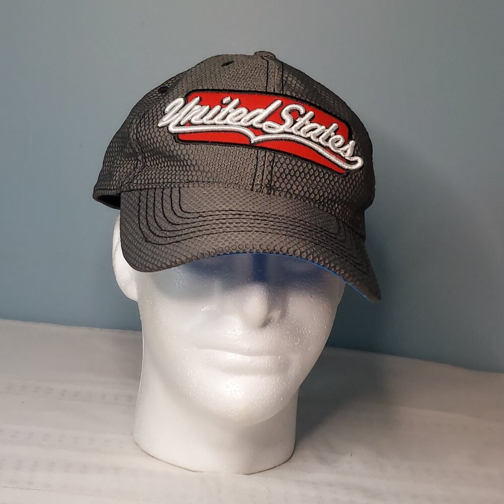 Grey Blue United States Hat